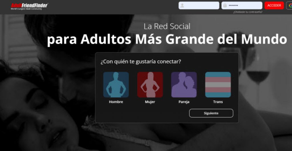 Página parecida a Ashley Madison