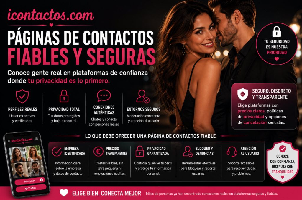 páginas de contactos fiables