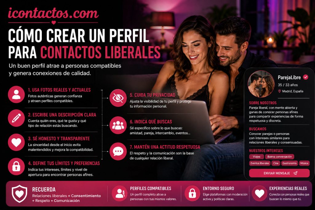 como crear un perfil para contactos liberales
