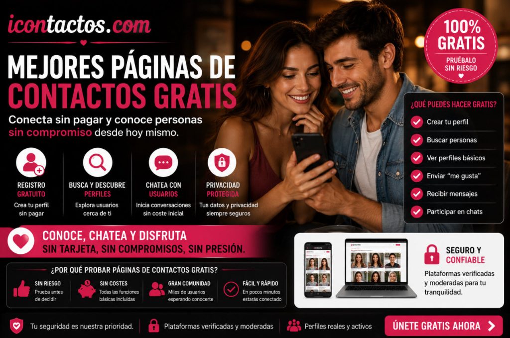 mejores páginas de contactos gratis