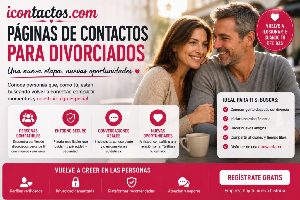 páginas de contactos para divorciados