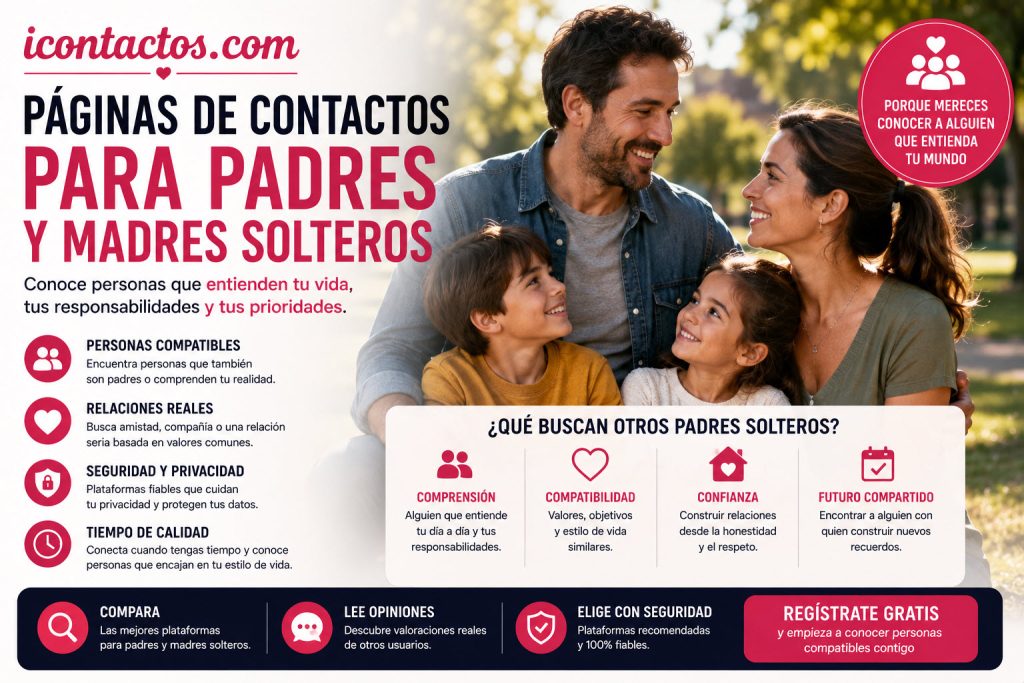 páginas de contactos para padres solteros