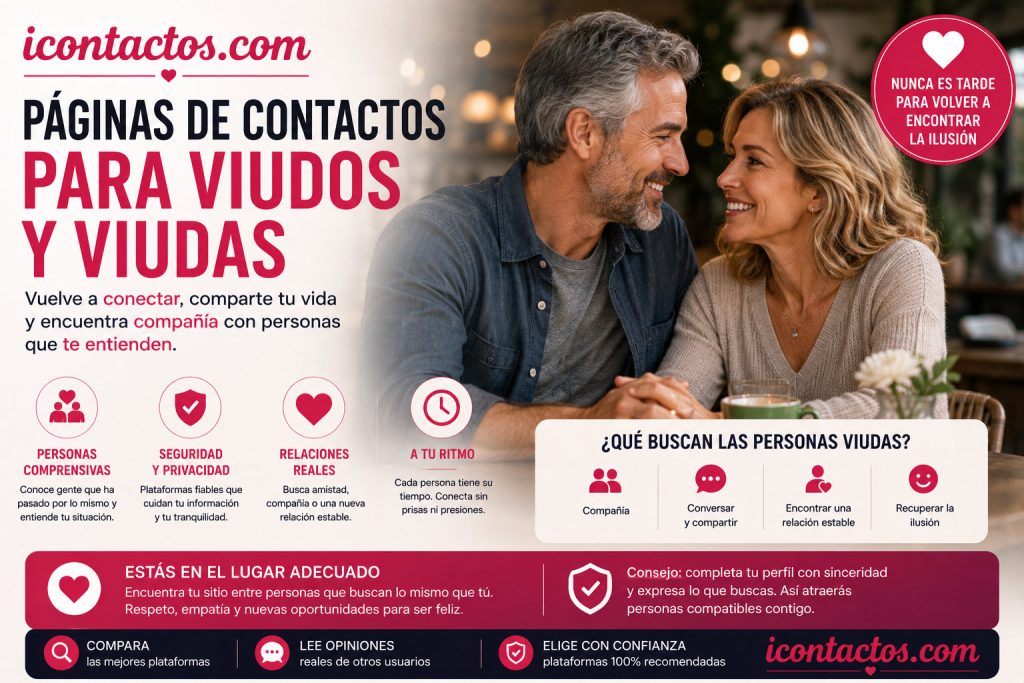 páginas de contactos para viudos