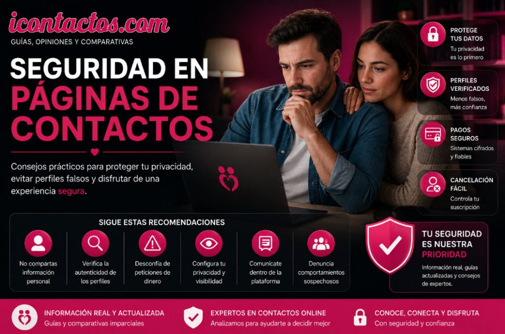 seguridad en páginas de contactos